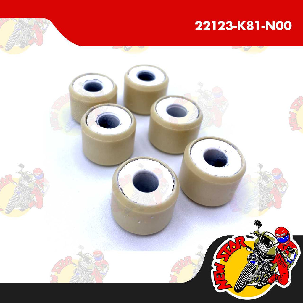 22123-K81-N00 | Weight Roller Set | Genuine Honda parts | Beat Fi Zoomer X