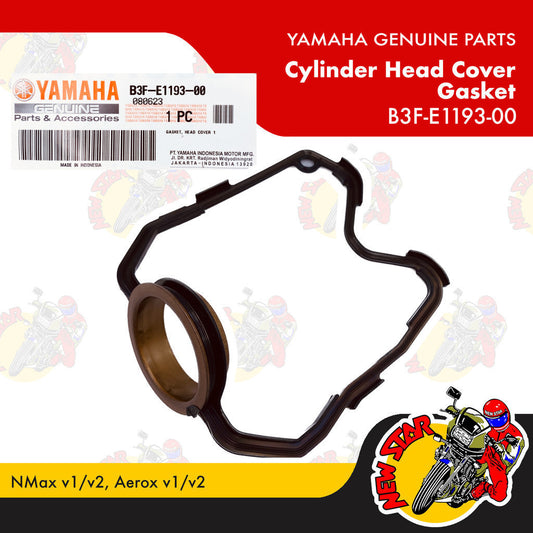 B3F-E1193-00 | Cylinder Head Cover Gasket | Genuine Yamaha parts | NMax v1/v2 Aerox v1/v2