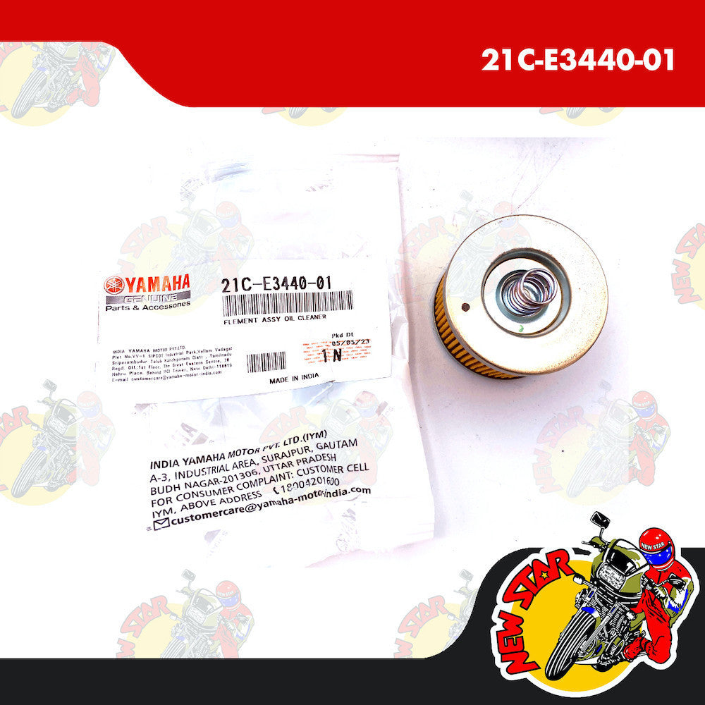 21C-E3440-01 | Oil Filter | Genuine Yamaha parts | FZ 16 SZ 16 YTX 125