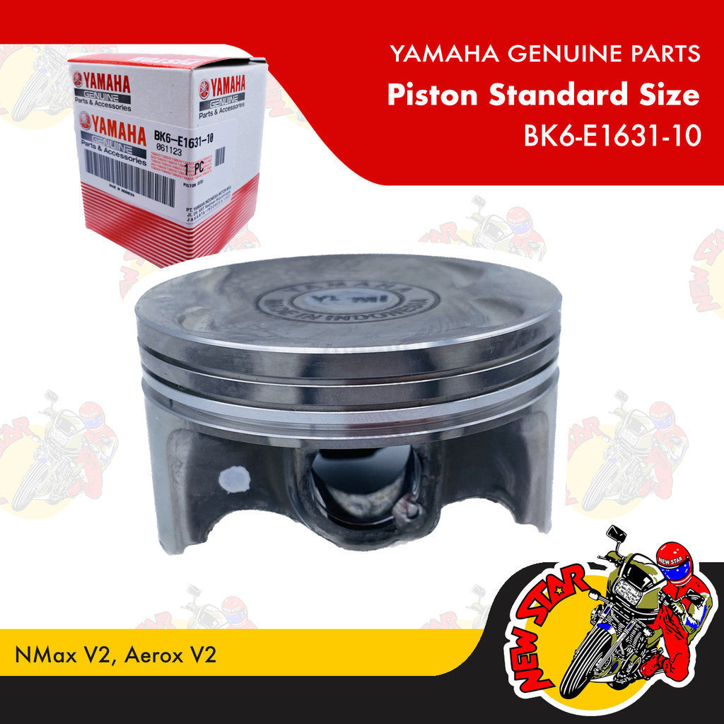 BK6-E1631-10 | Piston Standard Size | Genuine Yamaha parts | NMax v2 Aerox v2 R 15