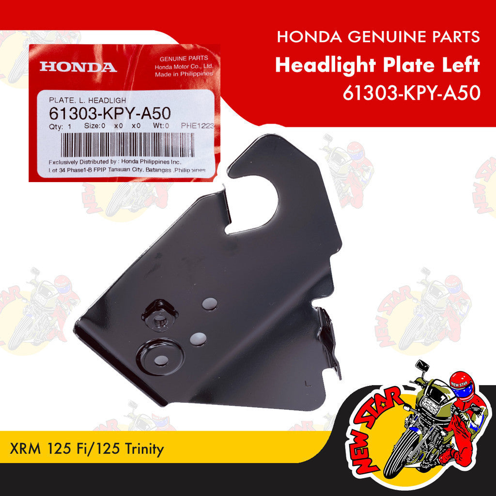 XRM 125 Fi/125 Trinity Headlight Plate | Genuine Honda parts