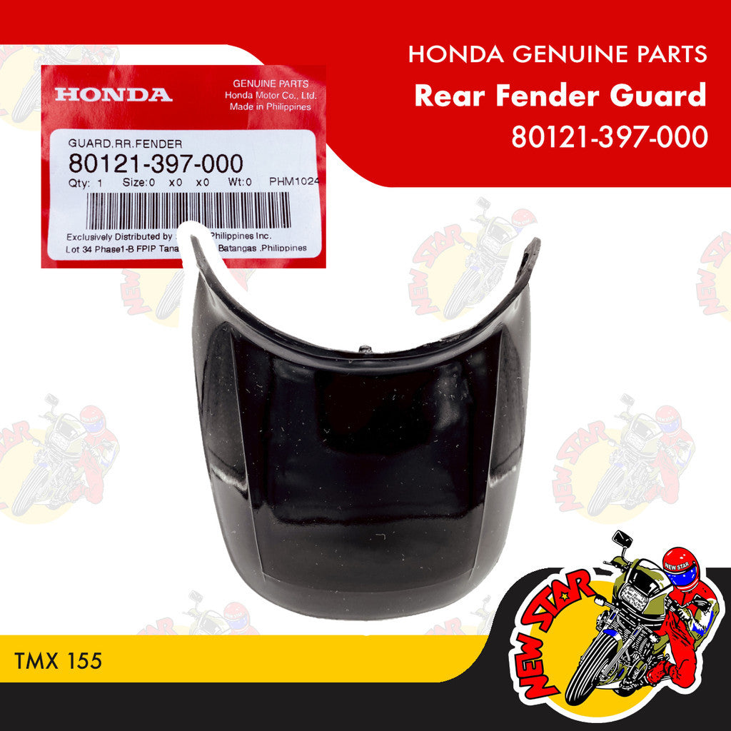 80121-397-000 | Rear Fender Guard | Genuine Honda parts | TMX 155