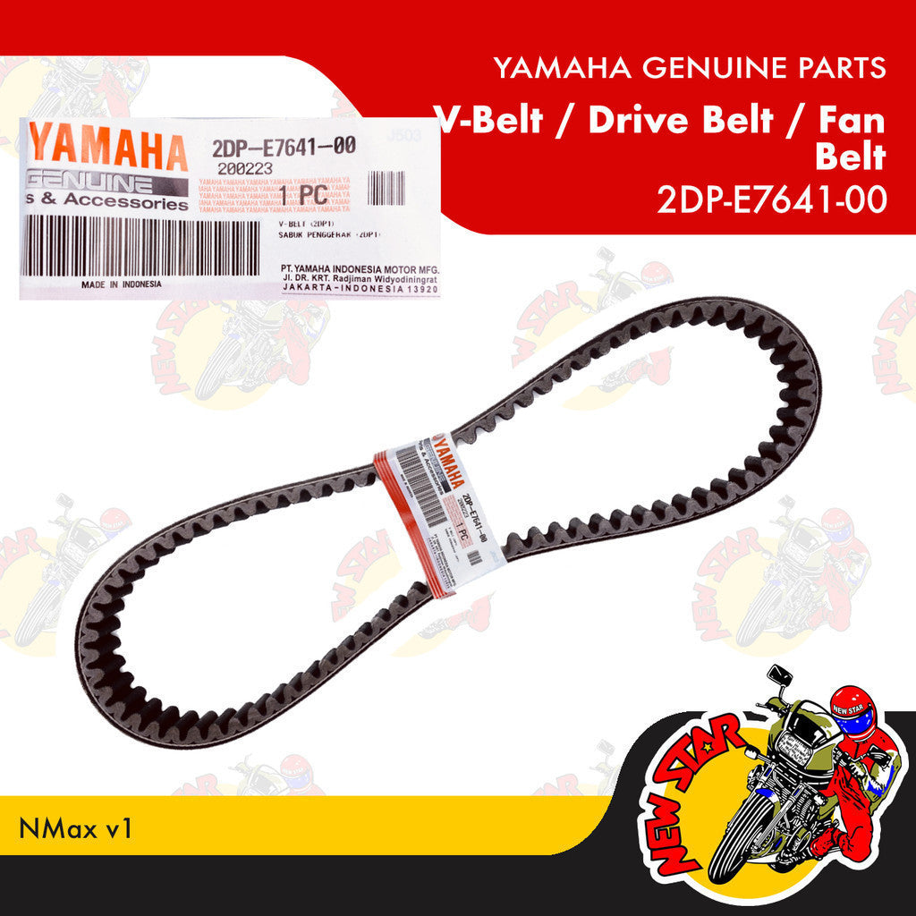 2DP-E7641-00 | V-Belt / Drive Belt / Fan Belt | Genuine Yamaha parts | NMax v1