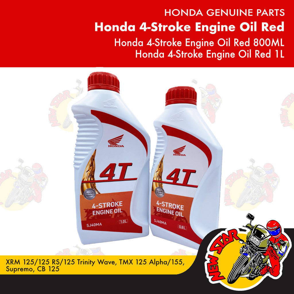Honda 4-Stroke Engine Oil Red | Genuine Honda parts