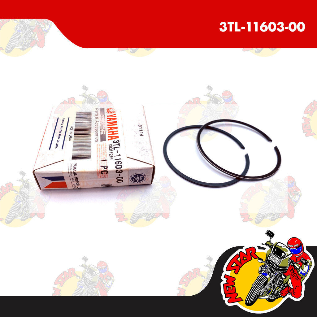 3TL-11603-00 | Piston Ring Standard Size (Center Lock) | Genuine Yamaha parts | DT 125
