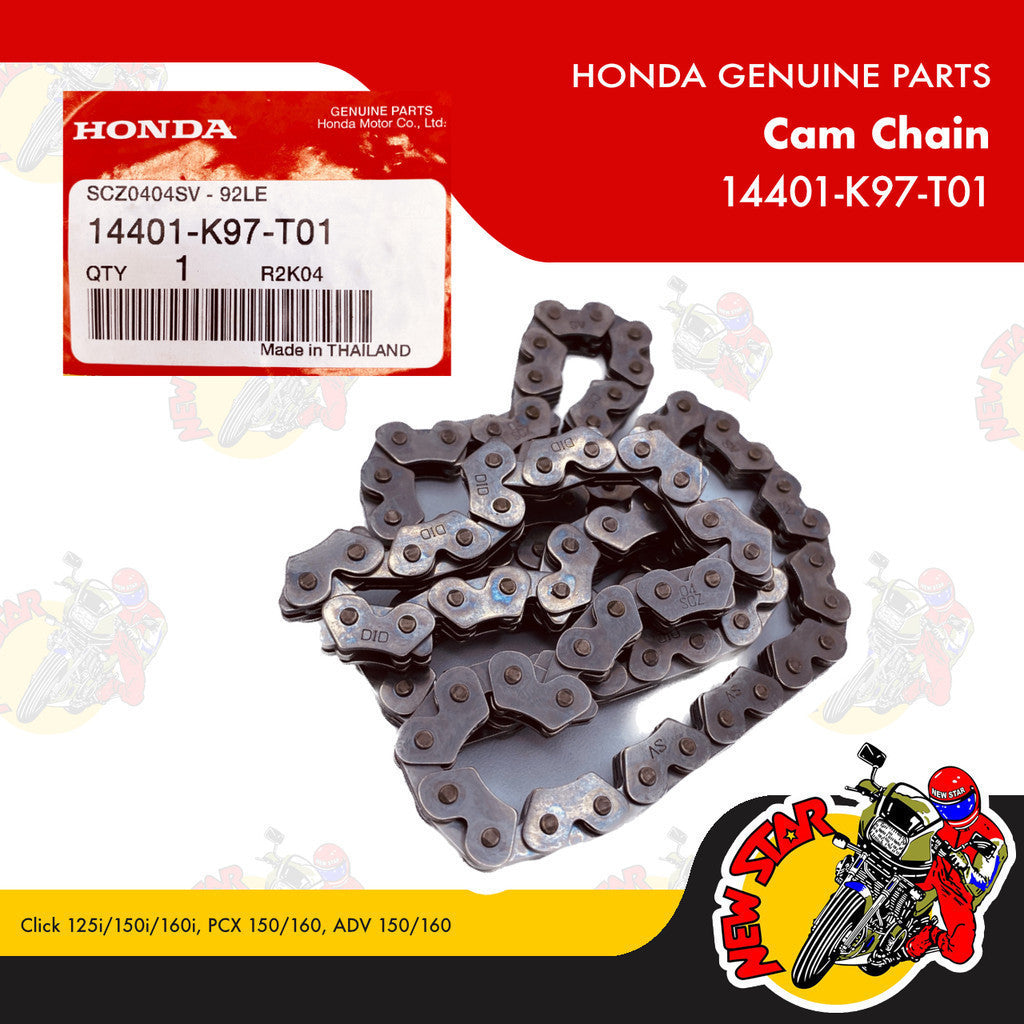 14401-K97-T01 | Cam Timing Chain | Genuine Honda parts | Click 125i/150i/160i PCX 150/160 ADV150/160