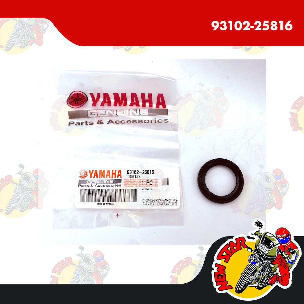 93102-25816 | Crankshaft Oil Seal Left | Genuine Yamaha parts | Mio i 125 Mio Soul i 125/i 125S
