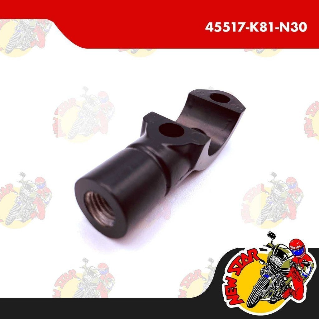 45517-K81-N30 | Mirror Holder | Genuine Honda parts | Click 125i v2/v3/150i v2/160i Gixxer