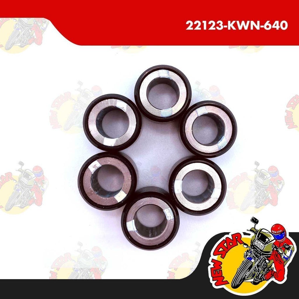 22123-KWN-640 | Weight Roller Set | Genuine Honda parts | Click 125i