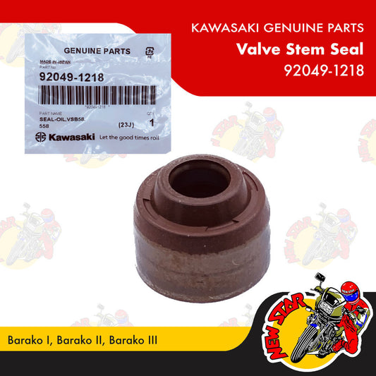 92049-1218 | Valve Stem Seal | Genuine Kawasaki parts | Barako I Barako II Barako III