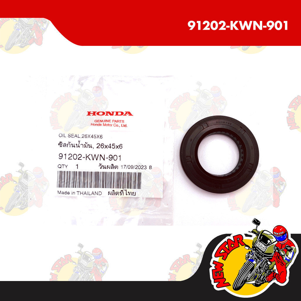 91202-KWN-901 | Crankshaft Oil Seal Left | Genuine Honda parts | Click 125i/150i PCX 150/160