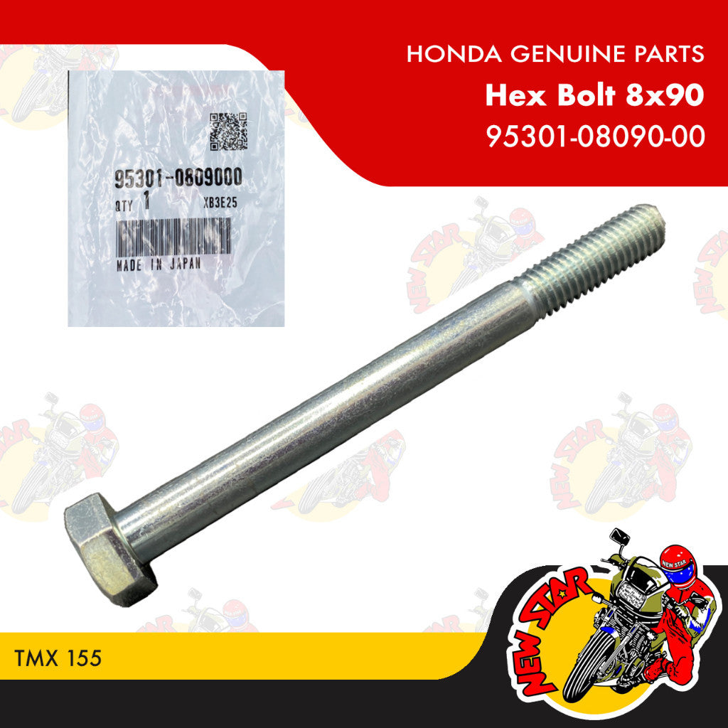 95301-08090-00 | Hex Bolt 8x90 | Genuine Honda parts | TMX 155