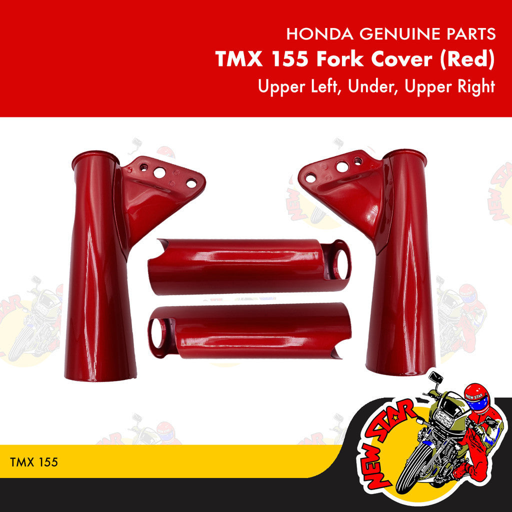 TMX 155 Fork Cover (Red) | Genuine Honda parts
