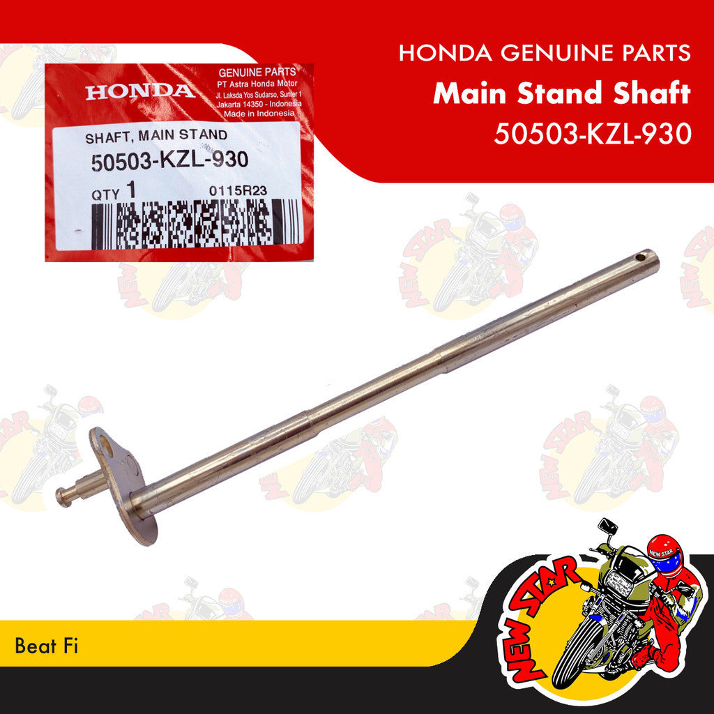 50503-KZL-930 | Main Stand Shaft | Genuine Honda parts | Beat Fi
