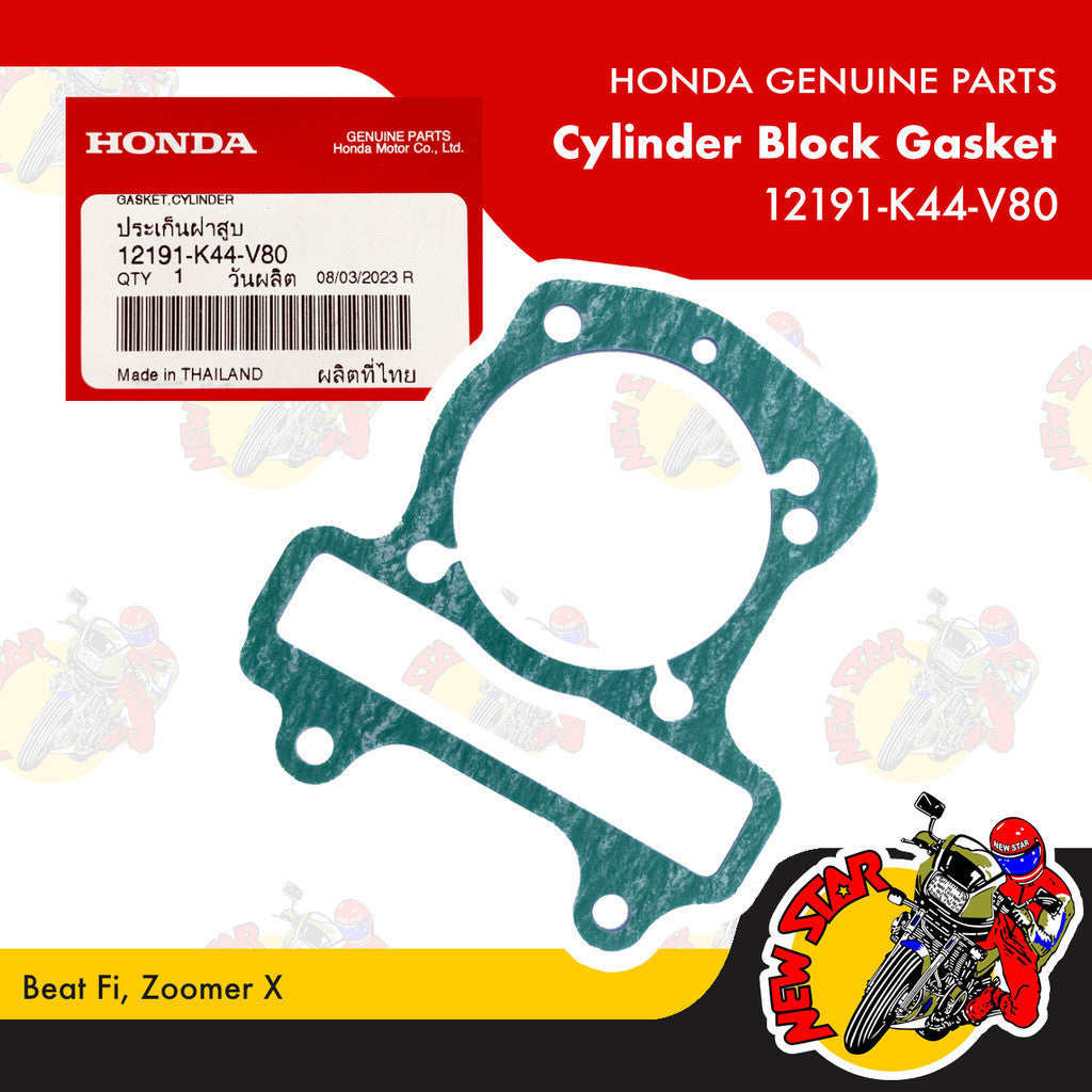 12191-K44-V80 | Cylinder Block Gasket | Genuine Honda parts | Beat Fi Zoomer X