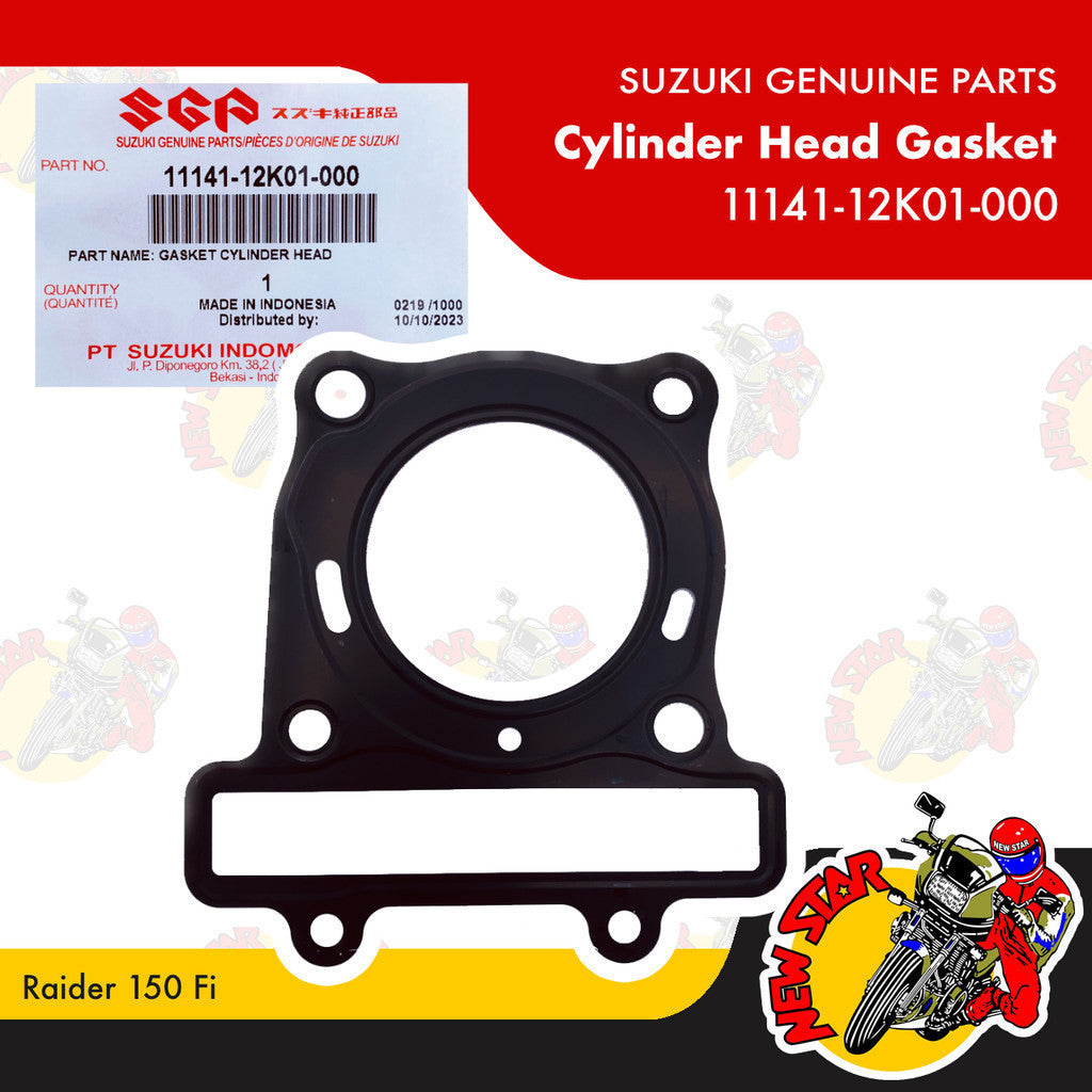 11141-12K01-000 | Cylinder Head Gasket | Genuine Suzuki parts | Raider 150 Fi