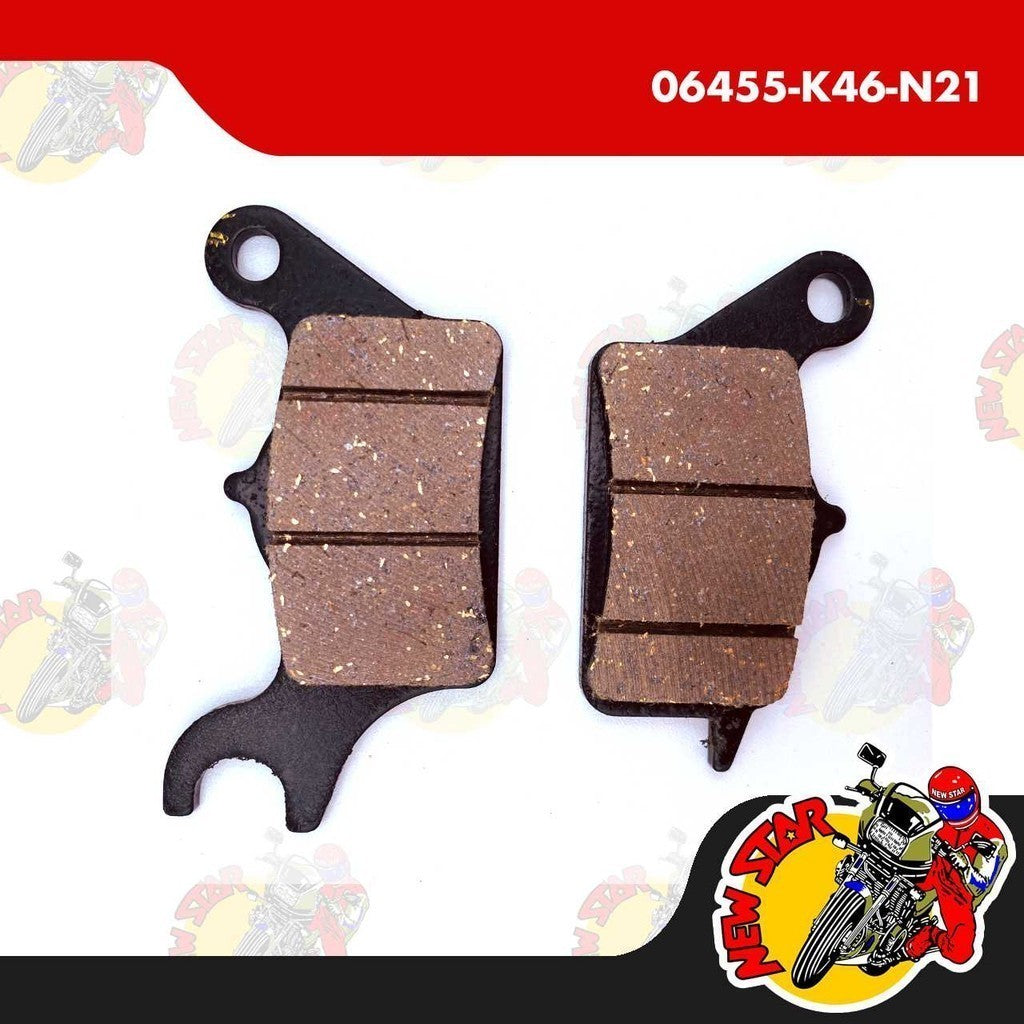 06455-K46-N21 | Front Brake Pad Set | Genuine Honda parts | Click 125i v1/150i v1 Beat Carb/Fi