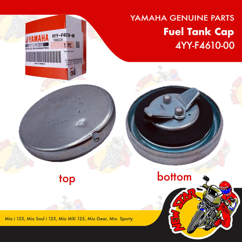 4YY-F4610-00 | Fuel Tank Cap | Genuine Yamaha parts | Mio i 125/Soul i 125