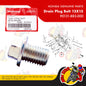 90131-883-000 | Drain Plug Bolt 12X15 | Genuine Honda parts | Click 125i/150i Beat Fi PCX 150/160