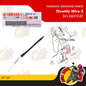 3J1-26312-01 | Throttle Wire 2 | Genuine Yamaha parts | DT 125