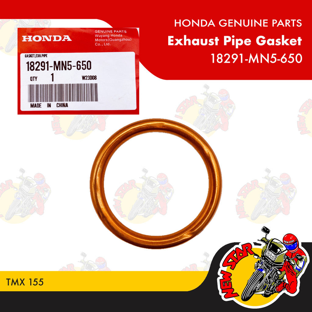 18291-MN5-650 | Exhaust Pipe Gasket | Genuine Honda parts | TMX 155