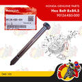 90126-KB5-000 | Hex Bolt 8x84.5 | Genuine Honda parts | TMX 155