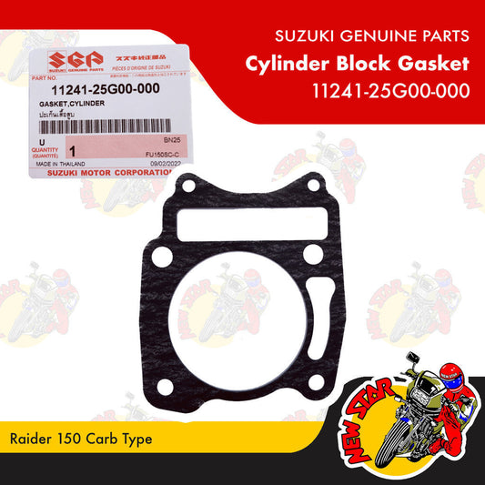 11241-25G00-000 | Cylinder Block Gasket | Genuine Suzuki parts | Raider 150 Carb