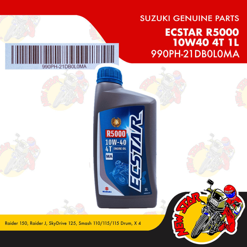 990PH-21DB0L0MA | ECSTAR R5000 10W40 4T 1L | Genuine Suzuki parts | Raider 150 Raider J