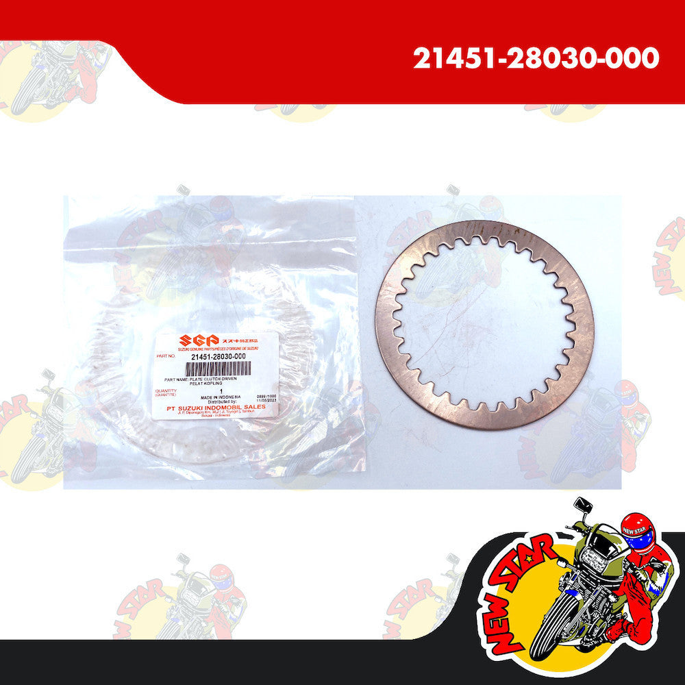 21451-28030-000 | Clutch Steel Plate | Genuine Suzuki parts | Raider 150 Carb
