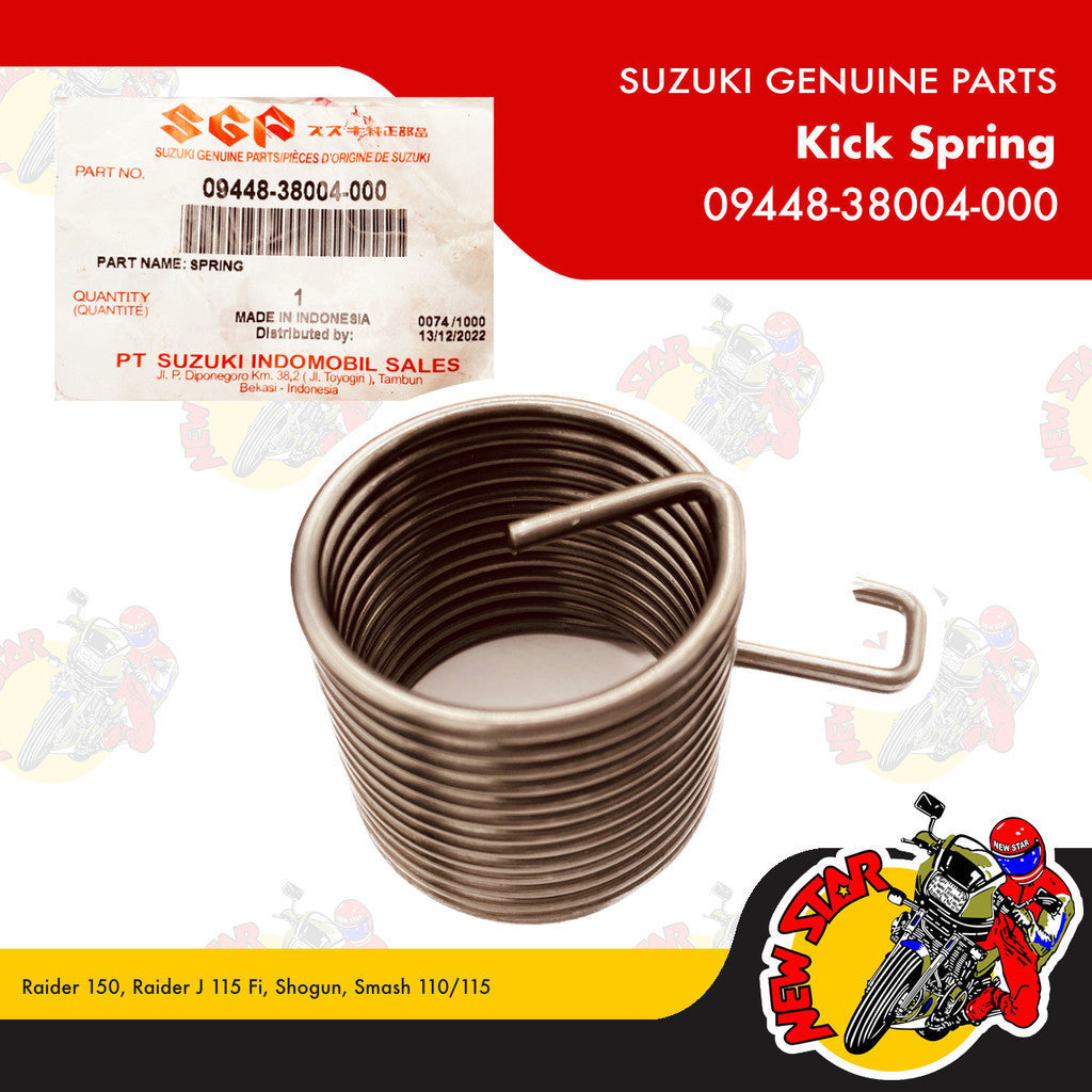09448-38004-000 | Kick Spring | Genuine Suzuki parts | Raider 150 Raider J 115 Fi Shogun