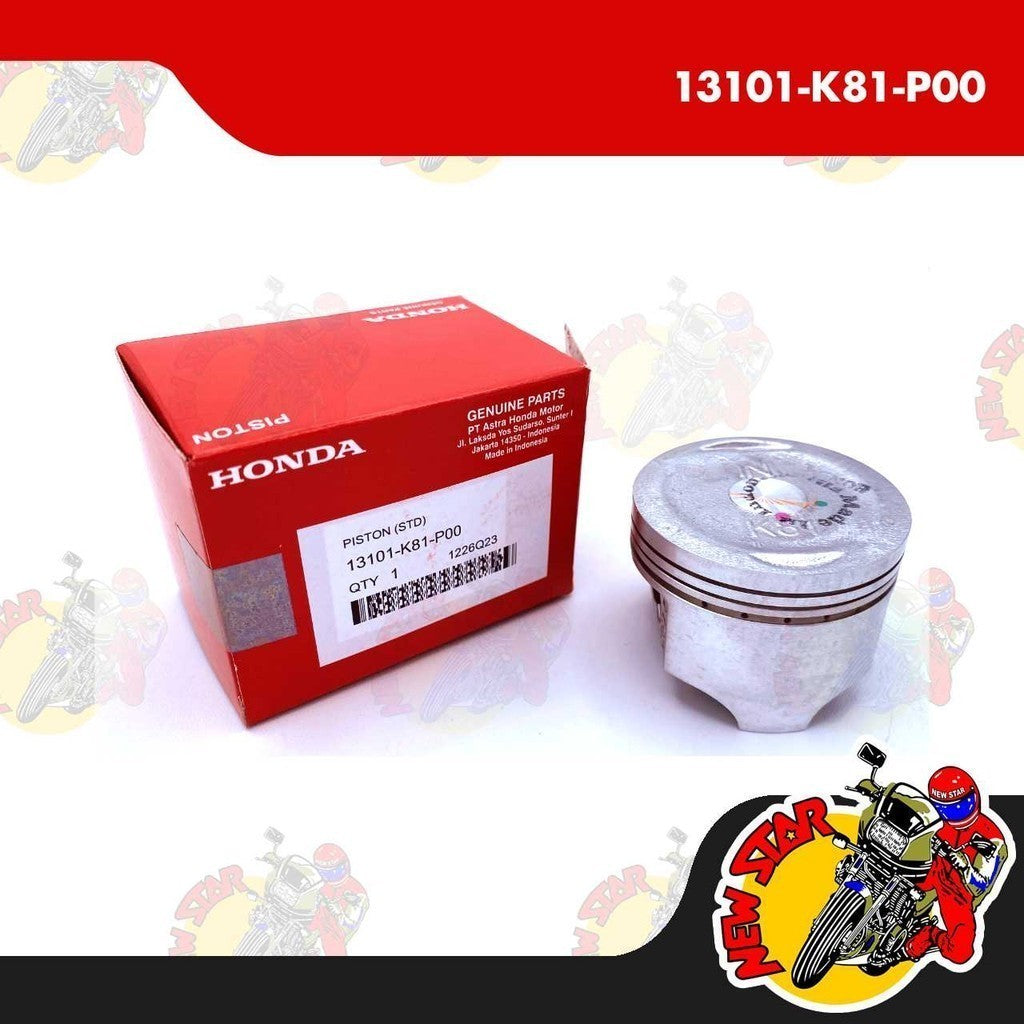 13101-K81-P00 | Piston Standard Size | Genuine Honda parts | Beat Fi