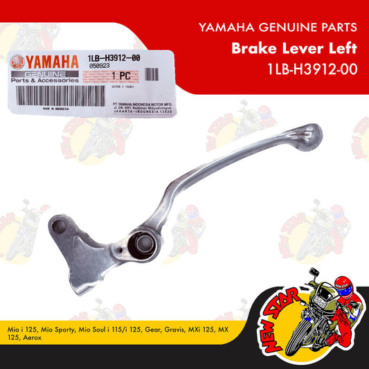 1LB-H3912-00 | Brake Lever Left | Genuine Yamaha parts | Mio i 125 Mio Sporty Mio Soul i 125 Gear