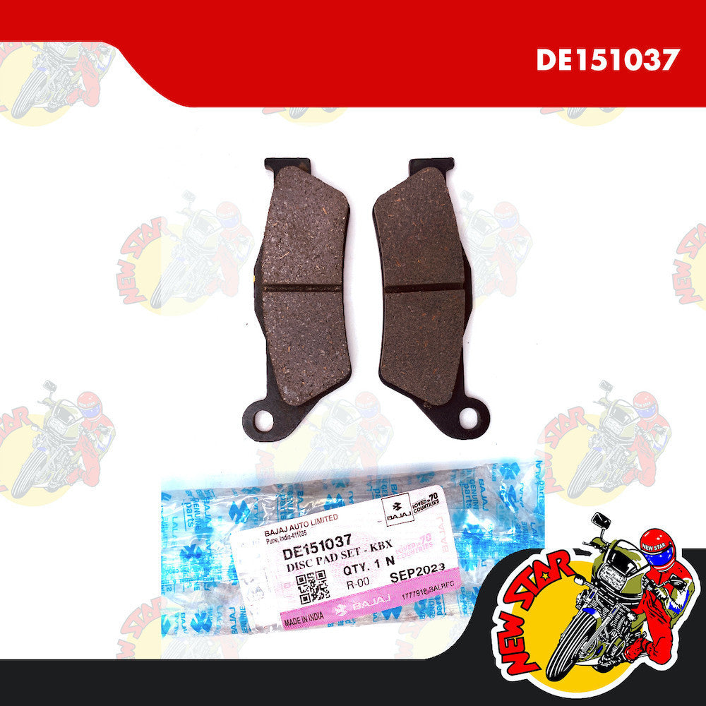 DE151037 | Front Brake Pad Set | Genuine Bajaj parts | Rouser 180 Rouser NS 125