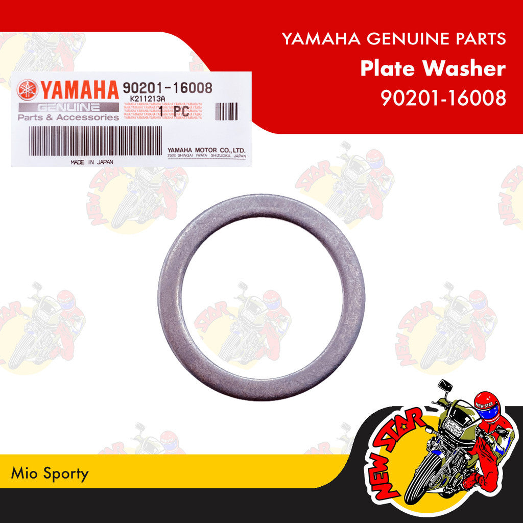 90201-16008 | Plate Washer | Genuine Yamaha parts | Mio Sporty