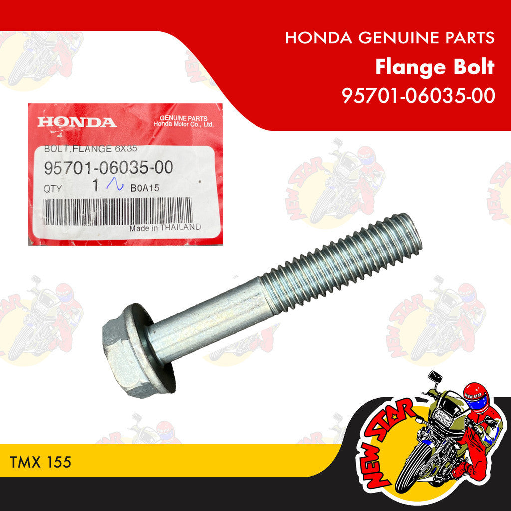 95701-06035-00 | Flange Bolt | Genuine Honda parts | TMX 155