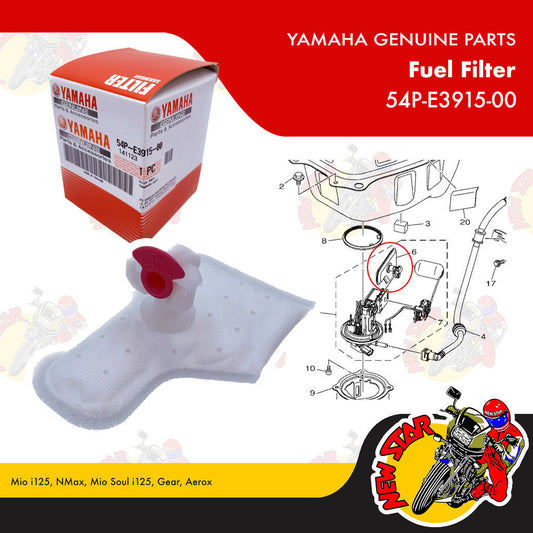 54P-E3915-00 | Fuel Filter | Genuine Yamaha parts | Mio i 125 NMax Mio Soul i 125 Gear Aerox