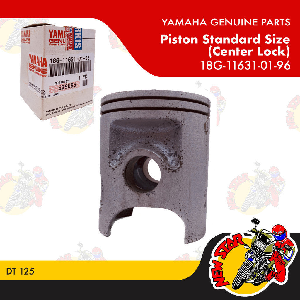 18G-11631-01-96 | Piston Standard Size (Center Lock) | Genuine Yamaha parts | DT 125
