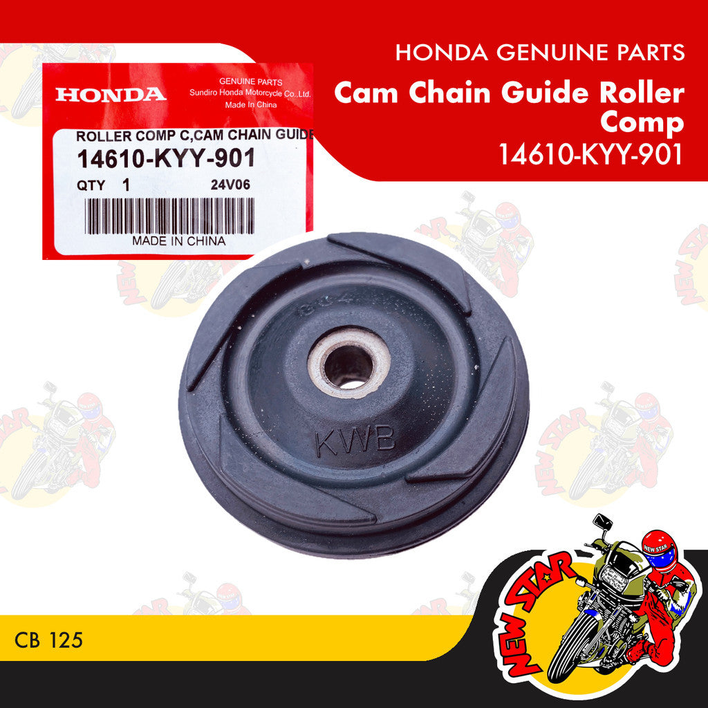 14610-KYY-901 | Cam Chain Guide Roller Comp | Genuine Honda parts | CB 125