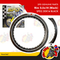 SPD2.50X14 Black | Alloy Rim 2.5x14 (Black) | Genuine SPD parts | Mio i 125