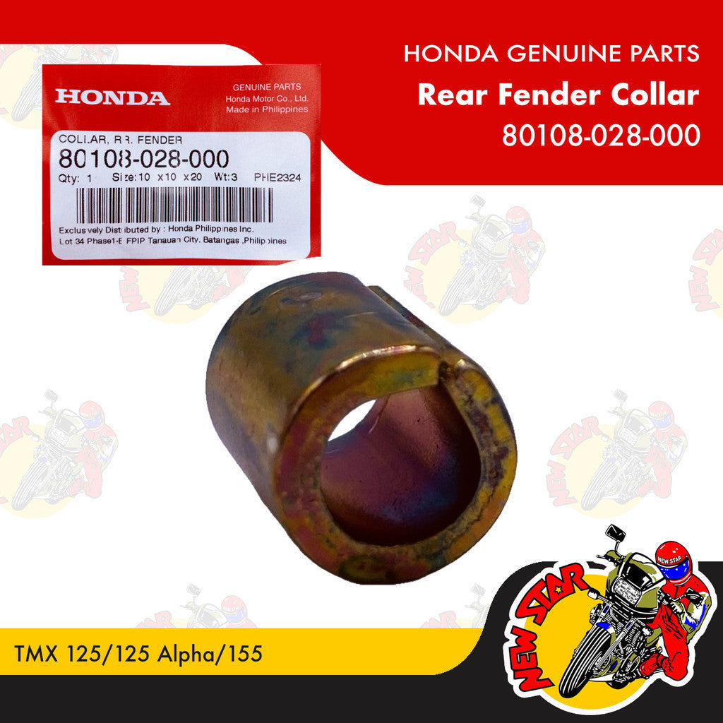 80108-028-000 | Rear Fender Collar | Genuine Honda parts | TMX 125/125 Alpha/155