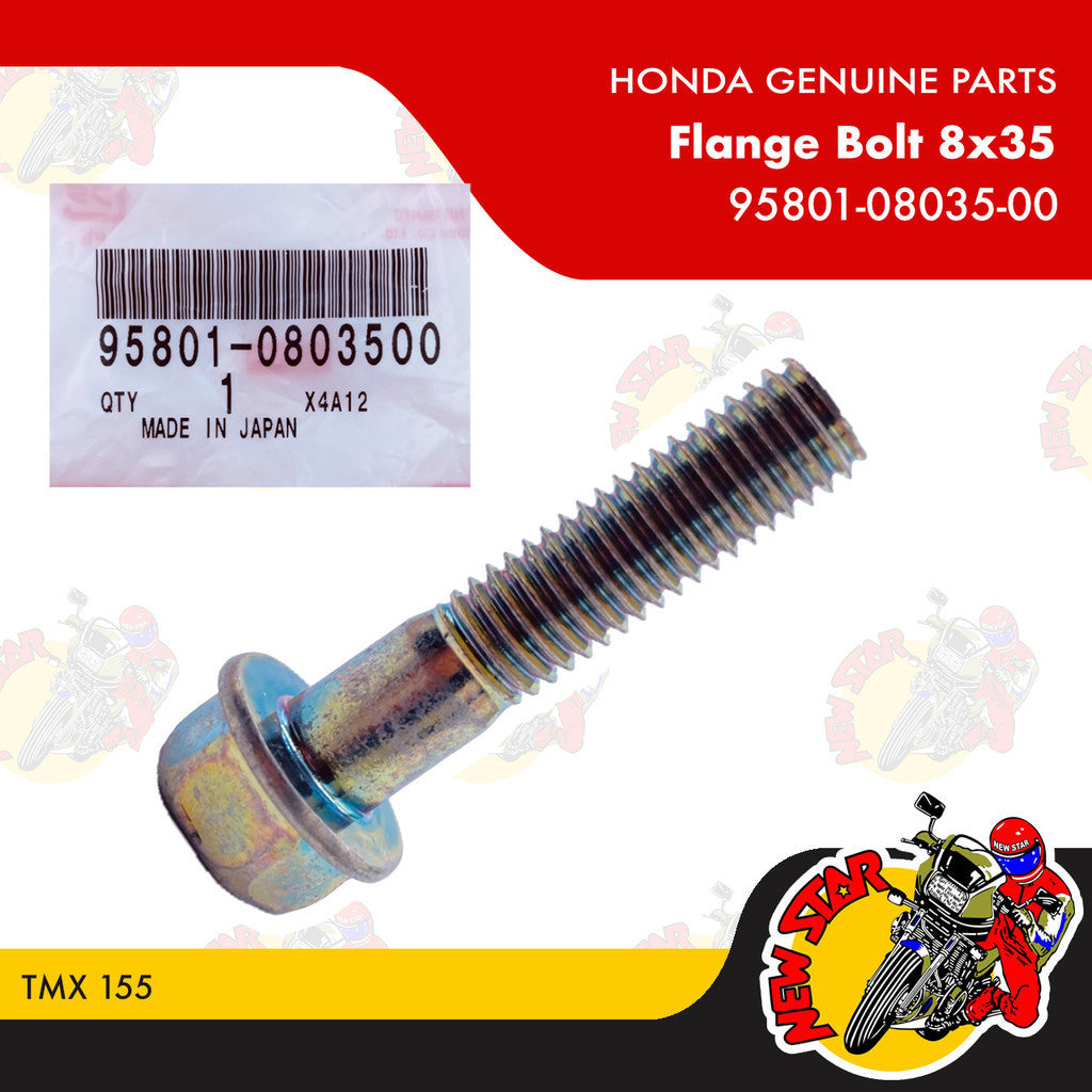 95801-08035-00 | Flange Bolt 8x35 | Genuine Honda parts | TMX 155
