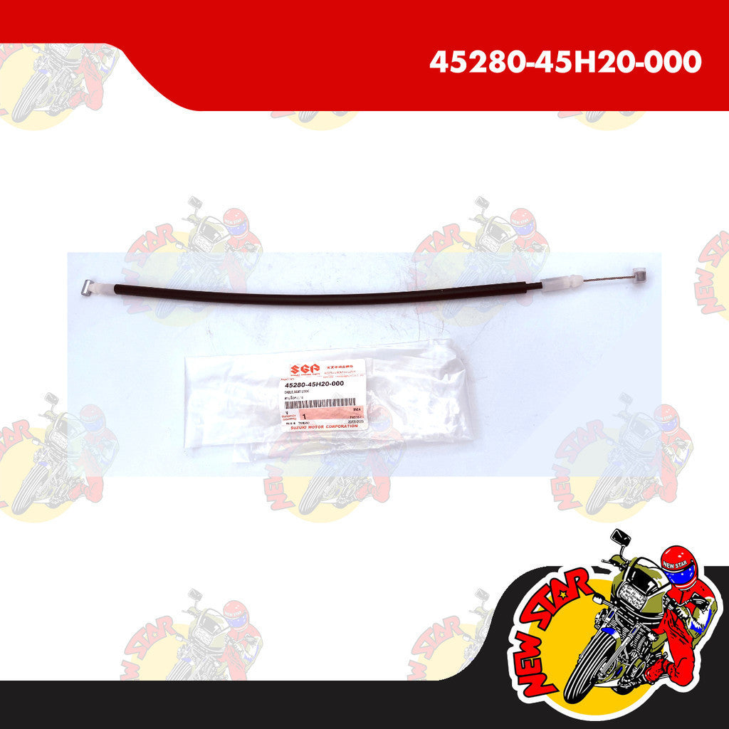 45280-45H20-000 | Seat Lock Cable | Genuine Suzuki parts | Smash 115