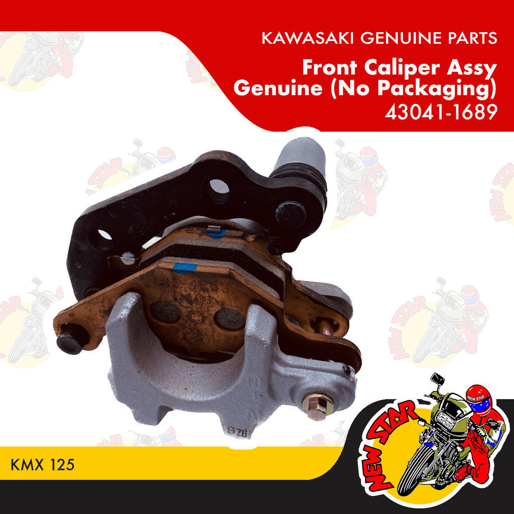43041-1689 | Front Caliper Assy Genuine (No Packaging) | Genuine Kawasaki parts | KMX 125