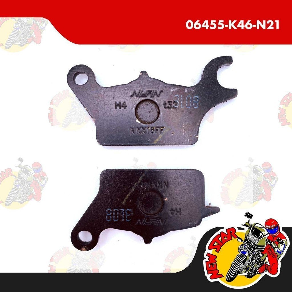 06455-K46-N21 | Front Brake Pad Set | Genuine Honda parts | Click 125i v1/150i v1 Beat Carb/Fi
