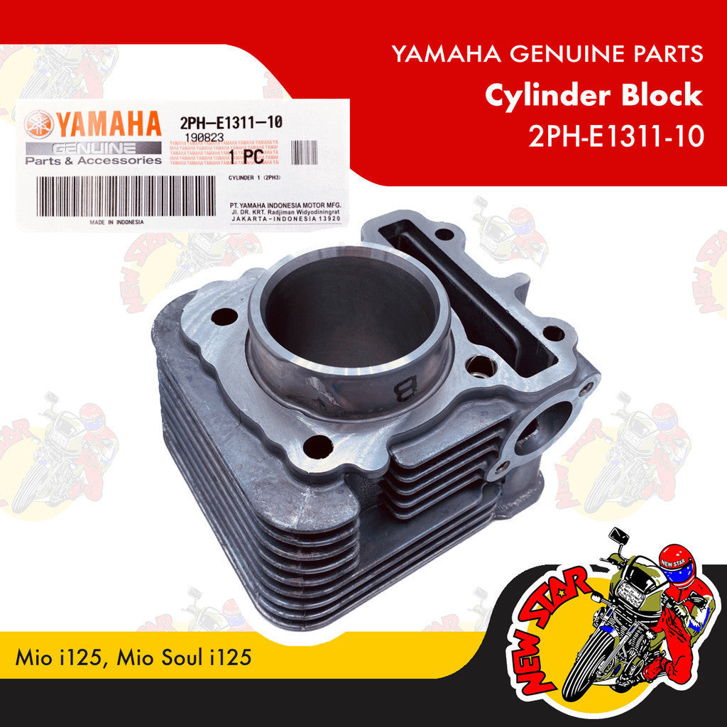 2PH-E1311-10 | Cylinder Block | Genuine Yamaha parts | Mio i 125 Mio Soul i 125