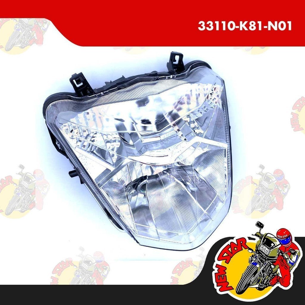33110-K81-N01 | Headlight Unit | Genuine Honda parts | Beat Fi v2
