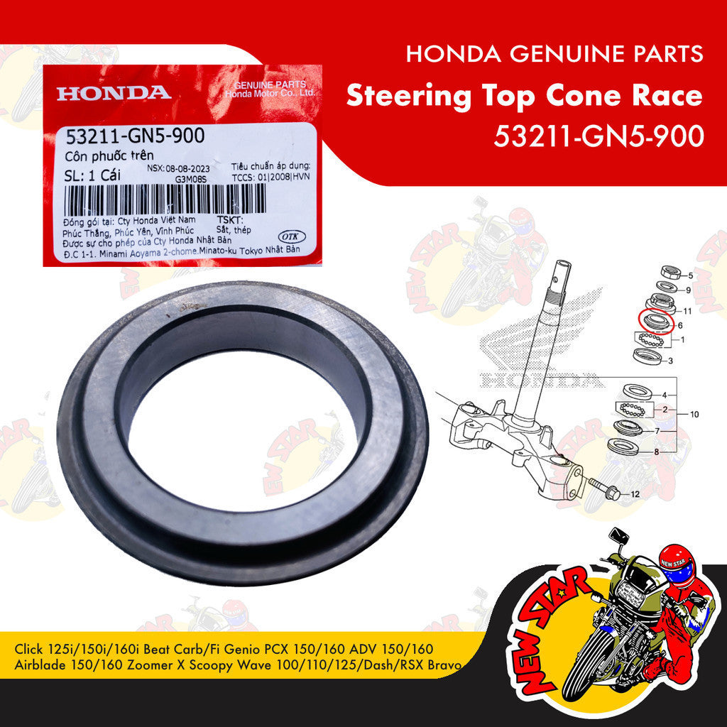 Click 125i/150i/160i Beat Carb/Fi PCX 150/160 ADV 150/160 Ball Race Kit | Genuine Honda parts