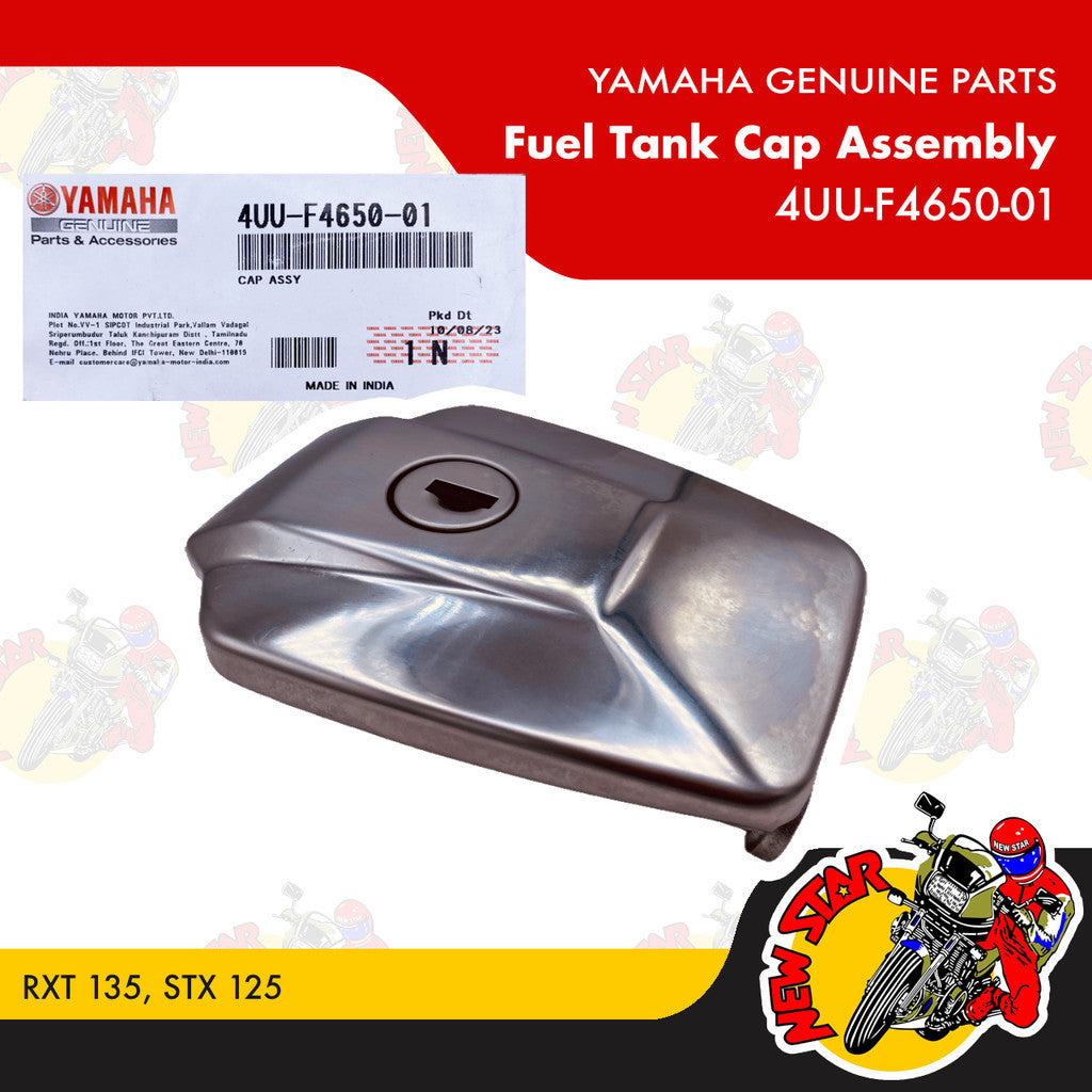 4UU-F4650-01 | Fuel Tank Cap Assembly | Genuine Yamaha parts | RXT 135 STX 125