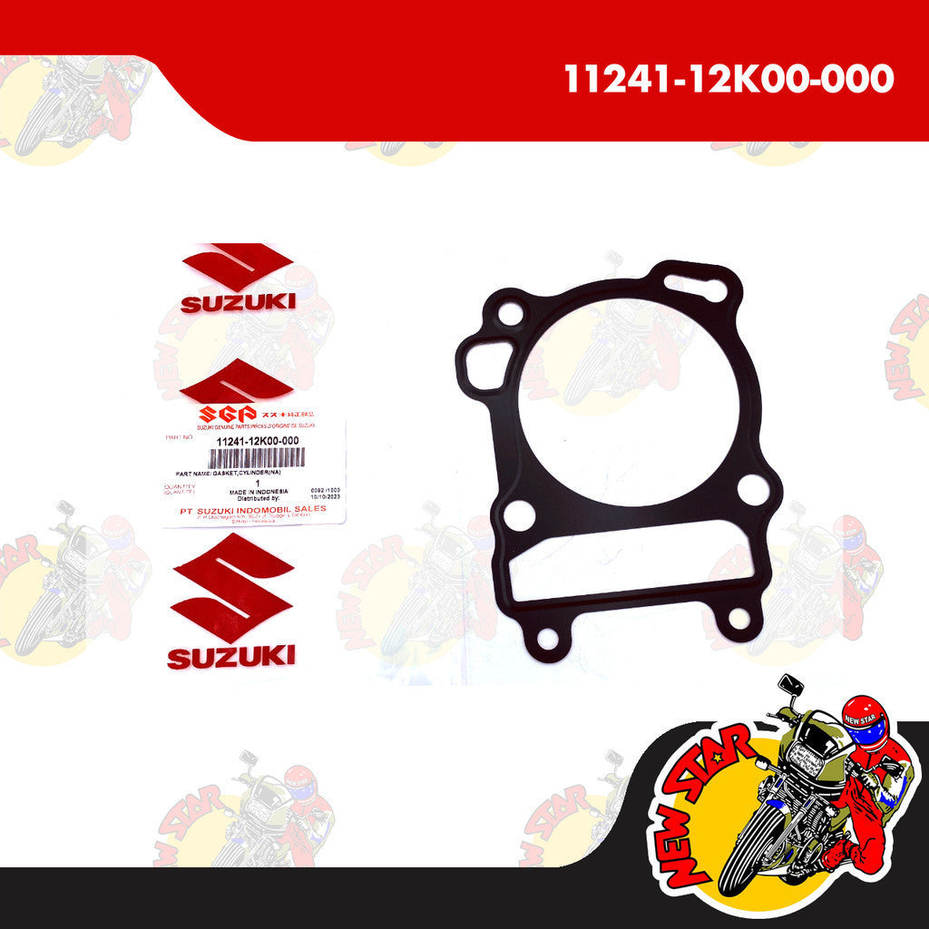 11241-12K00-000 | Cylinder Block Gasket | Genuine Suzuki parts | Raider 150 Fi