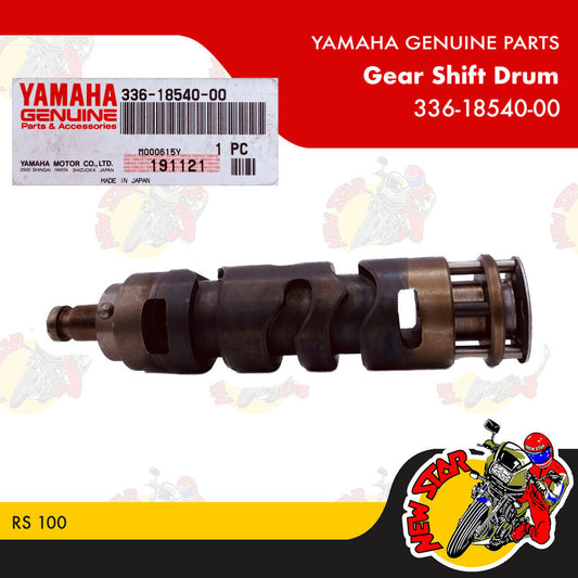 336-18540-00 | Gear Shift Drum | Genuine Yamaha parts | RS 100